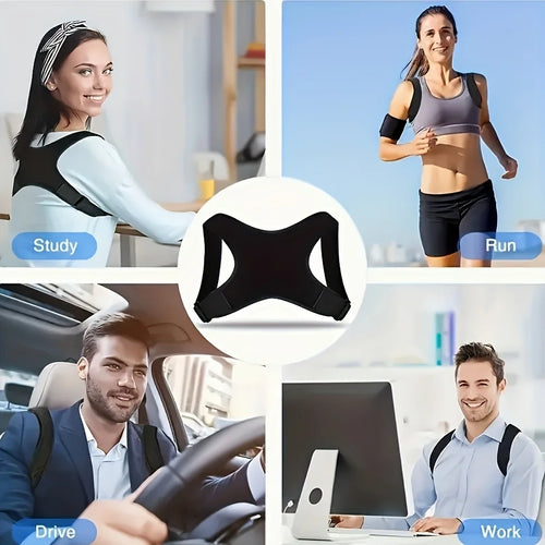 Correcteur de Posture Réglable  - Soulage le dos et améliore la posture