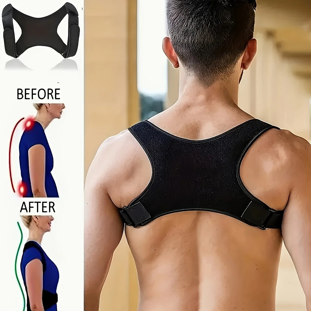 Correcteur de Posture Réglable  - Soulage le dos et améliore la posture